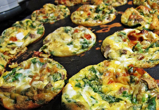 Rosemary Mini Egg Frittatas Spinach, Salmon and more