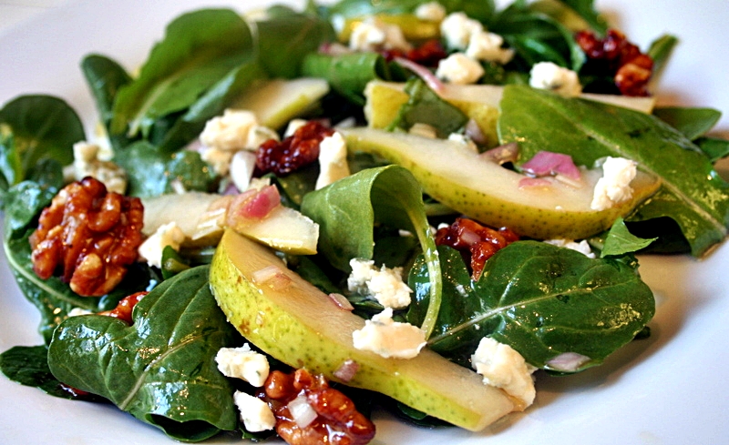 Pear, Feta & Pecan Salad ~ Inspired by Becky Hart 