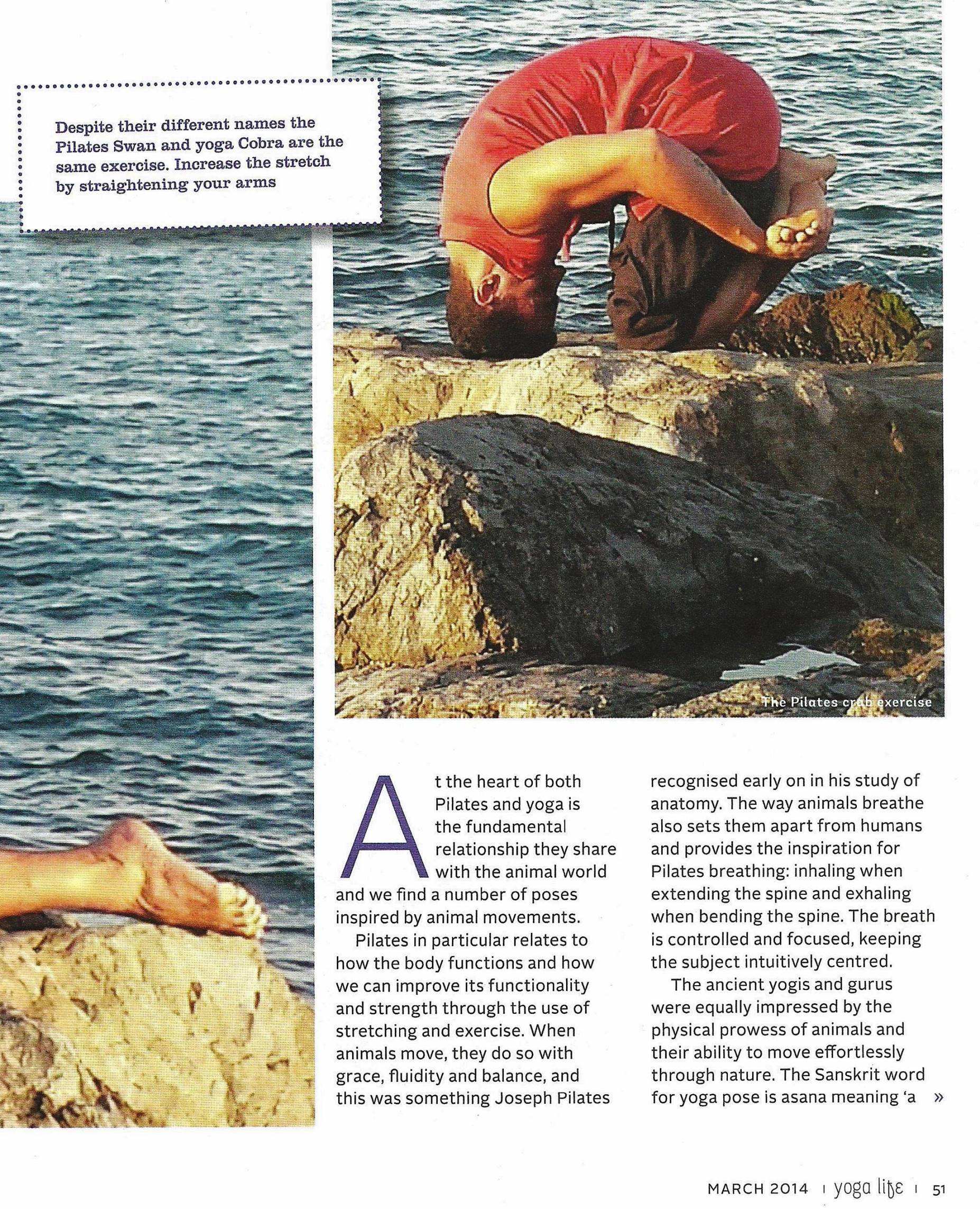 YOGALIFE ME MAGAZINE, MARCH 2014 , PG2